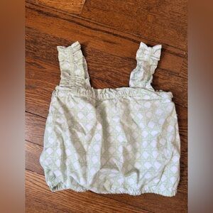 Janie and Jack Light Green Tank Top